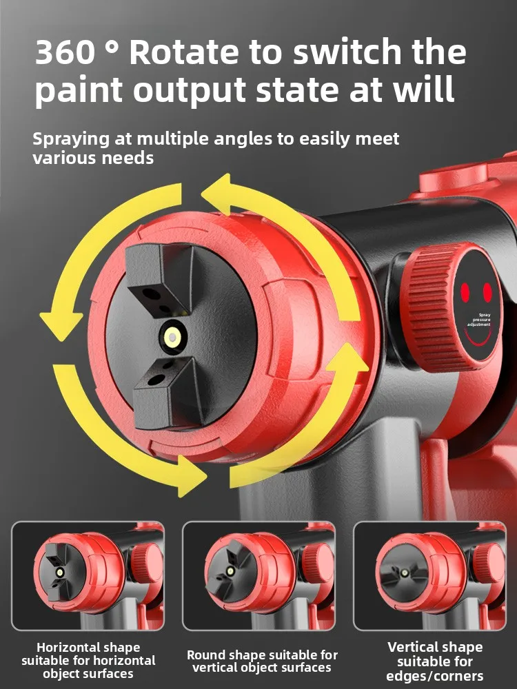 Electric spray gun, paint sprayer, latex paint spraying machine, all-in-one spraying machine paint sprayer can, high atomization