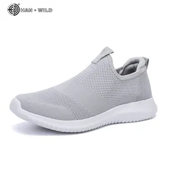 Zapatos informales para hombre, zapatillas de correr de verano, ligeras, de malla, transpirables, 38-48, 2023