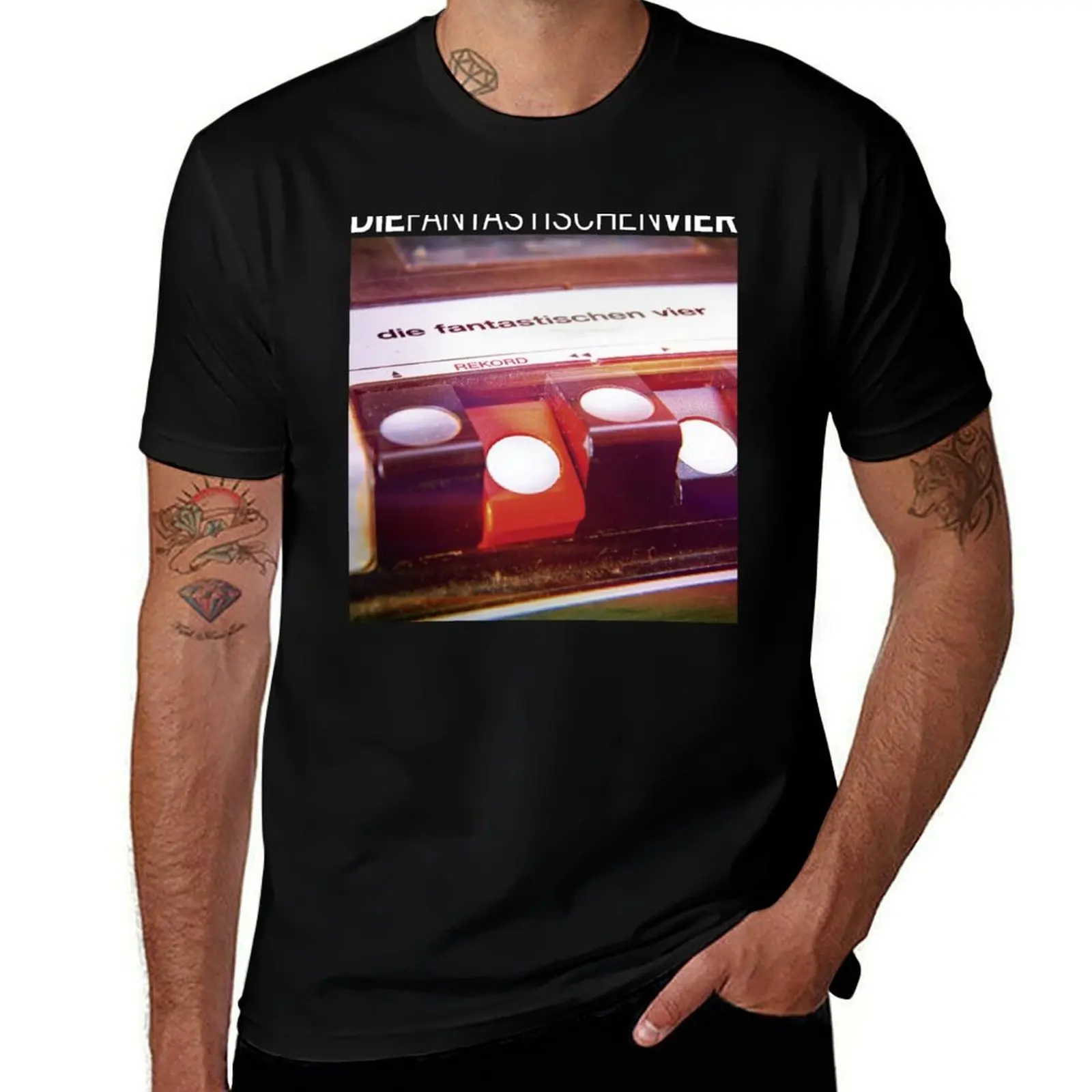 DIE FANTASTISCHEN VIER BAND T-Shirt Casual Basic Street Style T-Shirt