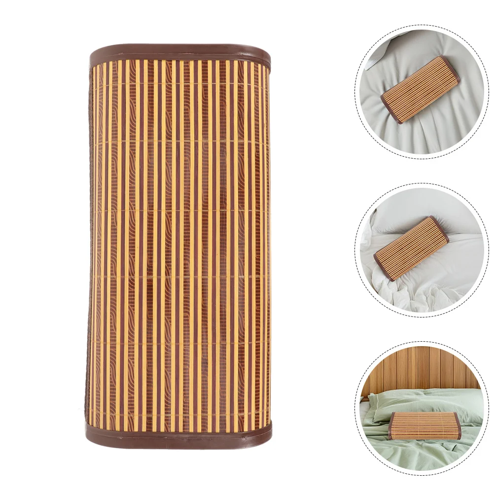 

2Pcs Hollow Bamboo Pillow Cooling Neck Cushion Ergonomic Headrest Sauna Steam Room Accessories Breathable Cylindrical Pillow