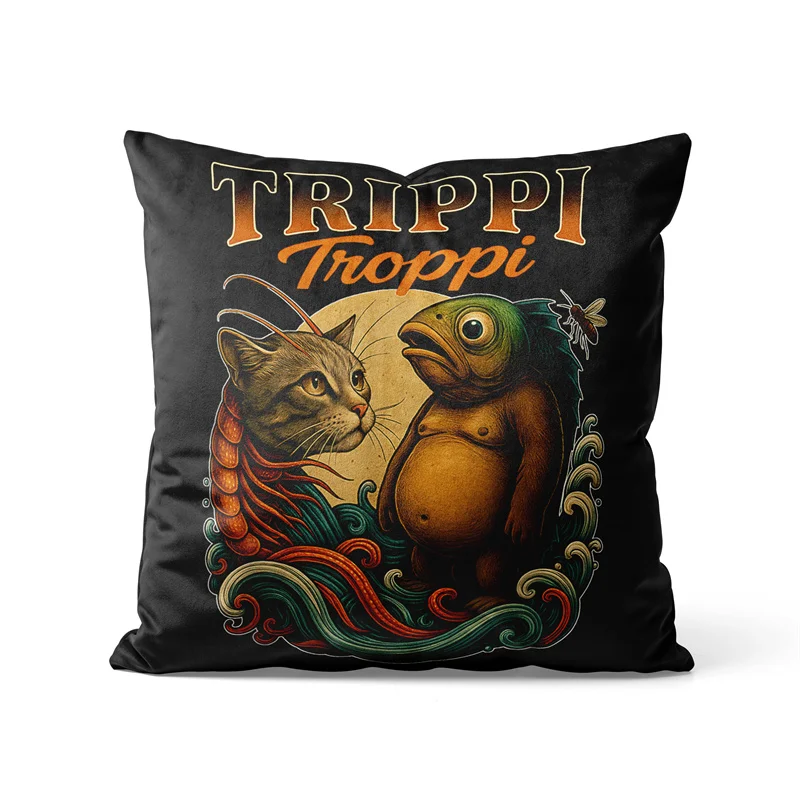 Gaslight Gatekeep Girlboss Trippi Troppi Trulimero Trulichina Throw Pillow Covers Cushion Cases Pillowcases for Sofa 45cm x 45cm
