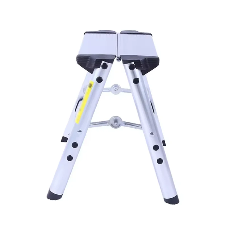 

Outdoor Camping Thickened Aluminum Alloy 1 Step Stool Folding Herringbone Ladder Portable Home Stool-[Qahk]