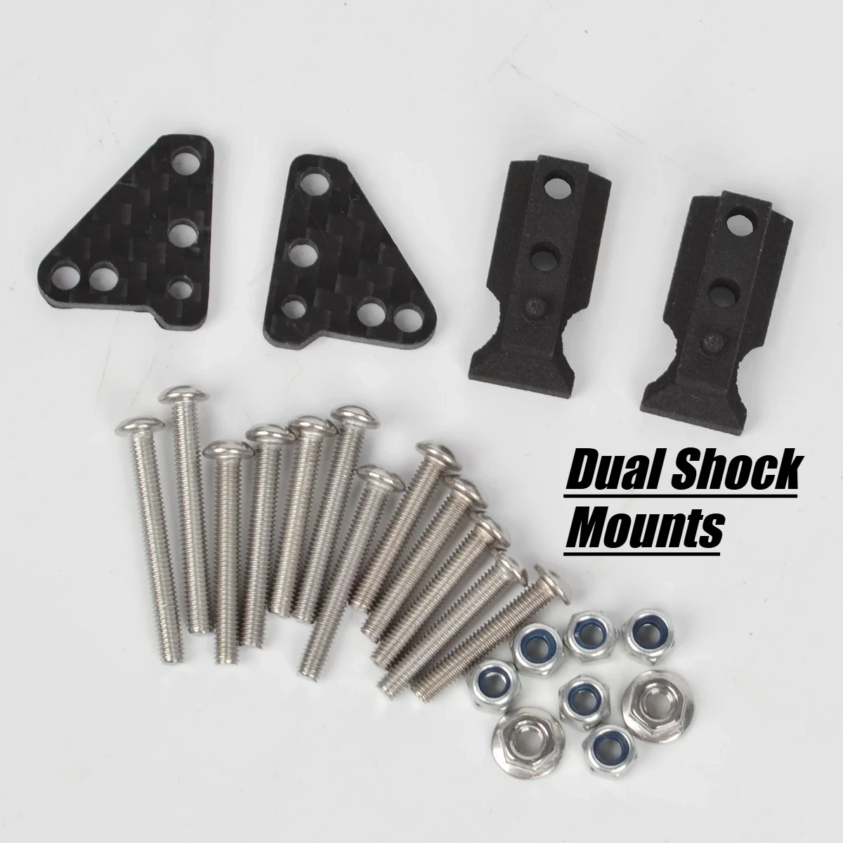 Dual Shock Mounts for Tamiya Sand Scorcher & Super Champ RC Buggy Upgrade Parts Chassis Bracket Accessories