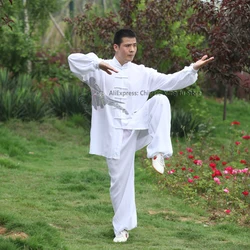 Cotton Tai Chi Suit Martial arts Kung fu Uniforms Summer Training Qigong Meditation Suits Morning Exercise Clothes