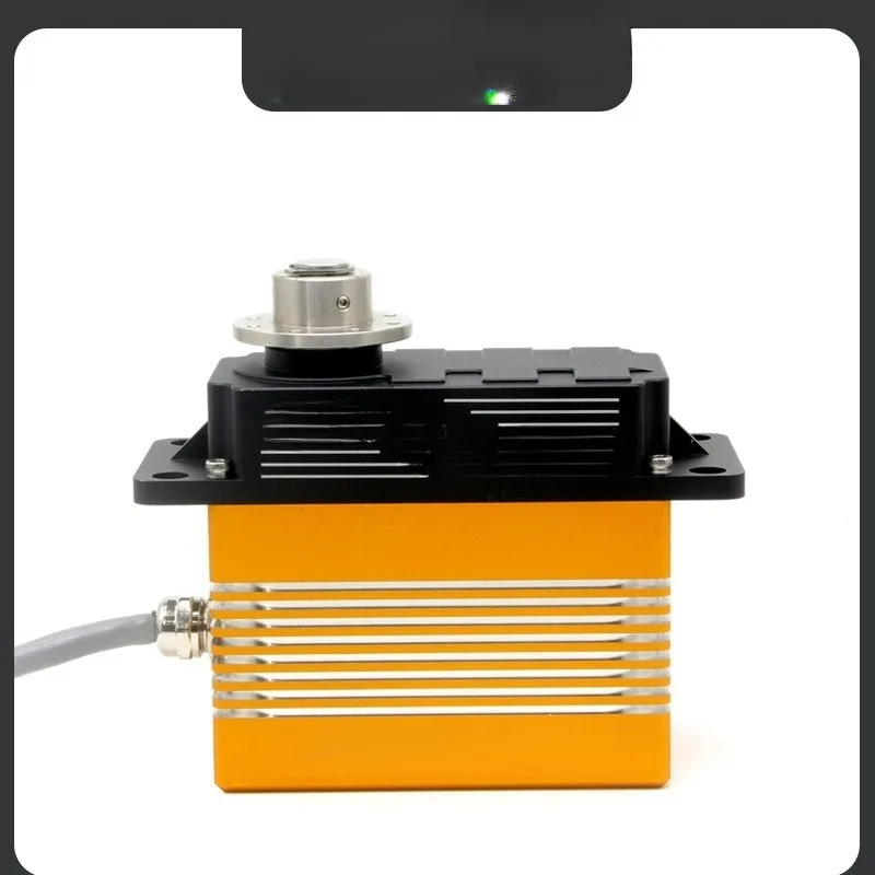 

Brushless motor all-aluminum shell steel gear 180 degree magnetic coding industrial digital servo steering gear