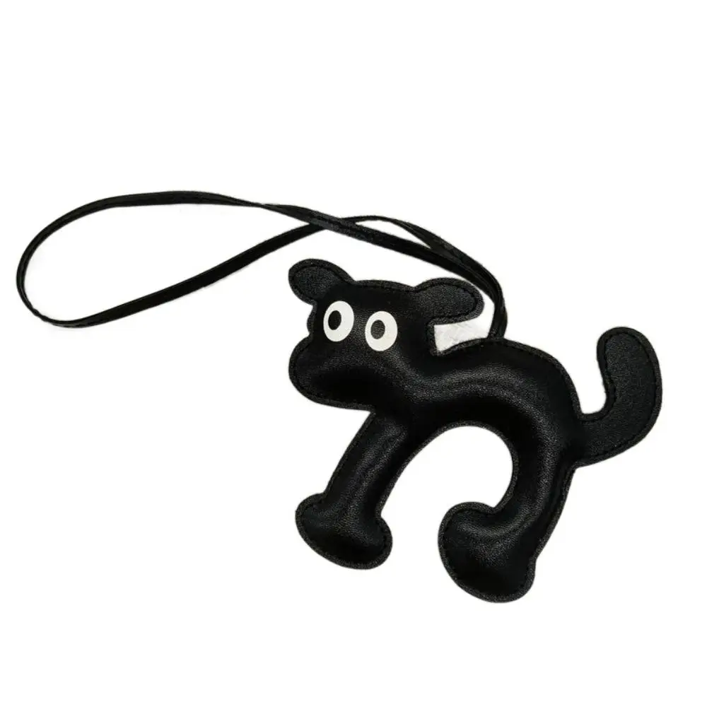 New PU Leather Car Keychain Key Chain Jewelry Trinket Accessories Dog Keychains Cute Bag Pendant