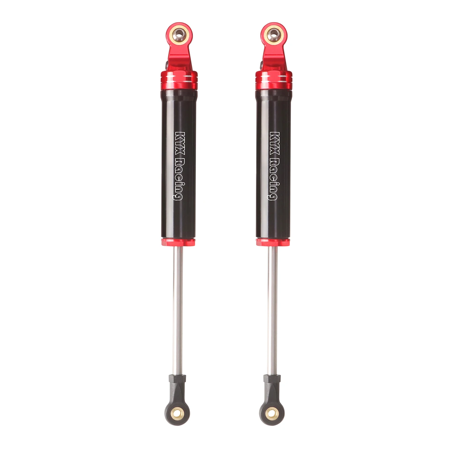 KYX Racing Aluminum Front Rear Shock Absorber Damper Upgrades Parts Accessories for 1/10 RC Crawler Car Losi Baja Rey 2.0