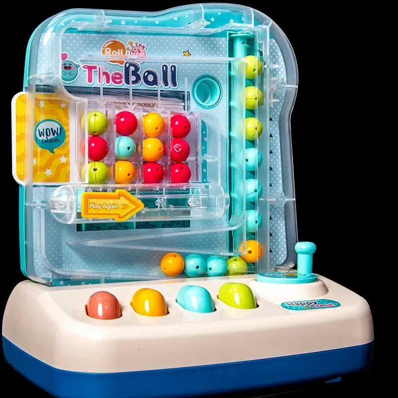 Puzzle edukacyjne Montessori Rolling Ball Toy Interaktywny automat do gier dla rodziców i dzieci Idealny prezent na Dzień Dziecka