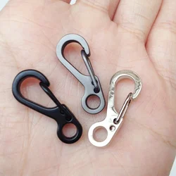 2/5/8pcs Mini Spring Backpack Clasps Outdoor Climbing Carabiners Equipment Survival Paracord Snap Hook Keychainl Buckle Clip