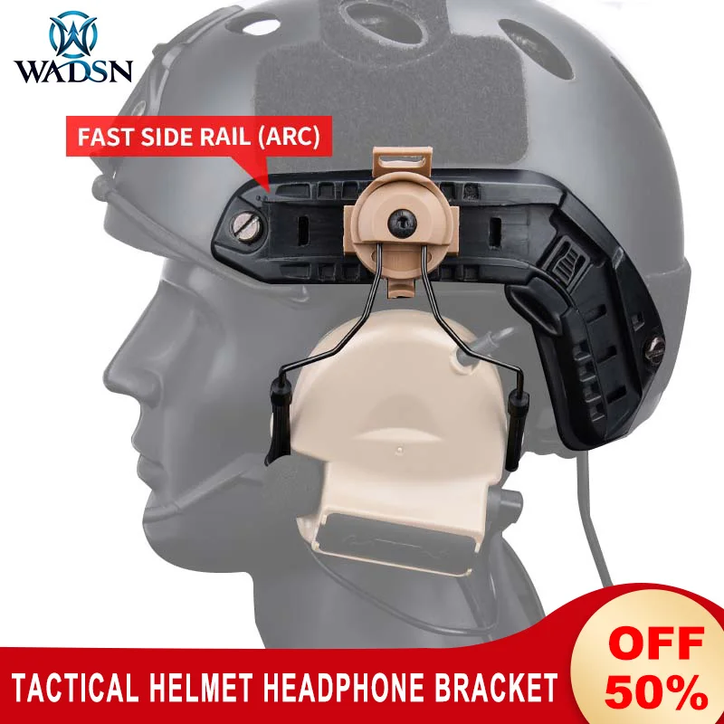 

Quick Helmet Mount Adapter Tactical Headset Accessories C1-C4 Adjustable Suspension Bracket ARC Rail Hunting Accessories