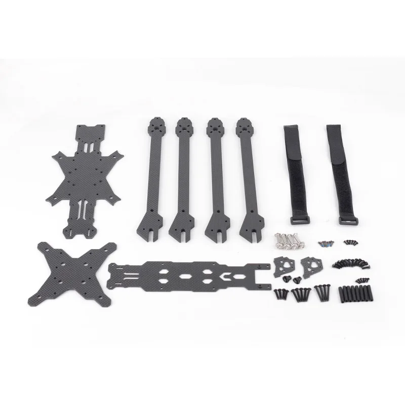 رف آلة متقاطع مقاس 10 بوصة GW RCX10 (مع الألواح الجانبية) من ألياف الكربون، شفرات المروحة بمحرك بدون فرش