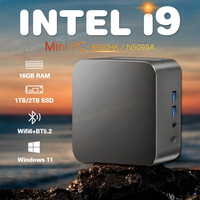 2025 Mini PC Intel Core i9 8950HK Windows 11 Pro Gaming Computer Desktop PC DDR4 16GB SSD 1TB 4K WiFi6 BT5.2 Portable Gamer PC