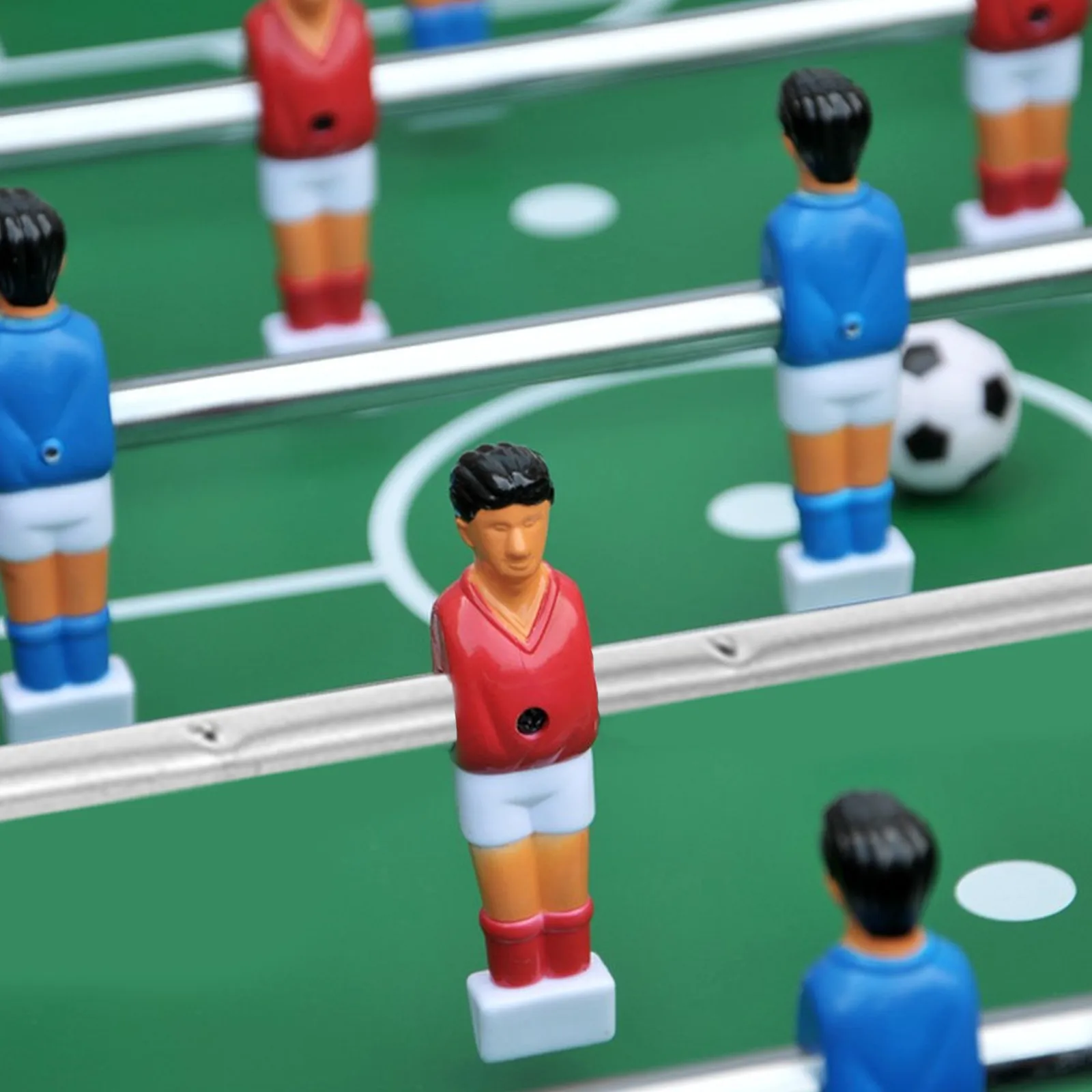

2Pcs Football Table Pole Premium Iron Material Smooth Long Design for Home Use Table Soccer Replacement Rod Foosball