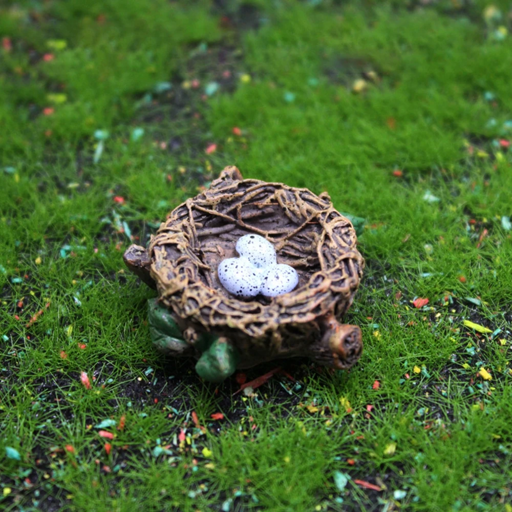 

Crafts Succulent Plant Animal Model Dollhouse Little Birds Fairy Garden Decor Home Decor Micro Landscape Miniature Figurines