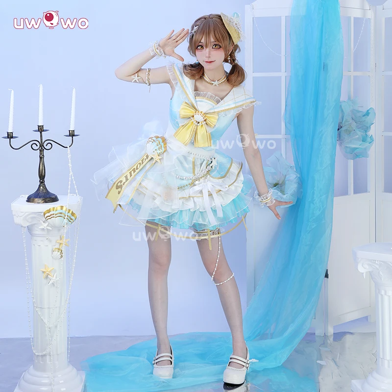 

Серия UWOWO Collab: аниме Lovee Live! Kunikida Hanamaru Роскошный круиз Aqours School Idol Festival Косплей Костюм Хэллоуин Cos