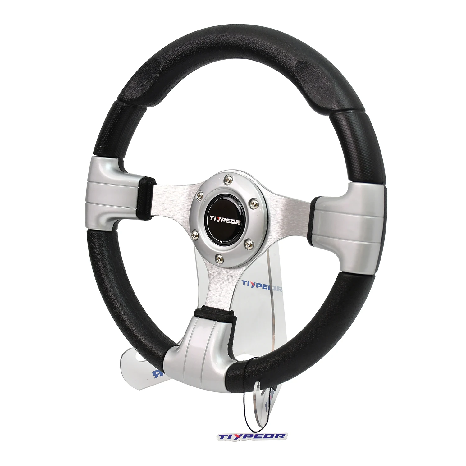 

Tiypeor Universal Aluminum Alloy Style PU 320mm 13 Inch Racing Steering Wheel for Golf