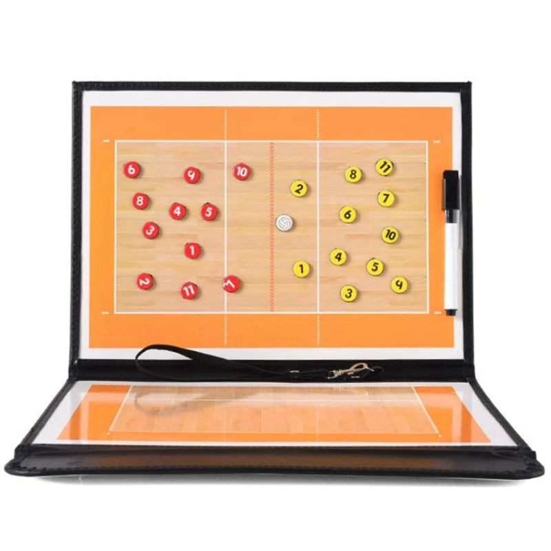 

NEW-Portable Trainning Assisitant Equipments Volleyball Board PVC Useful Teaching Board