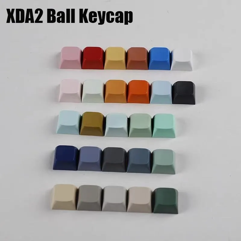 1U 1X XDA Profile PBT Blank Keycap Mechanical Keyboard Gamer DIY Clear PC Ball Keycap Backlit No Print Cherry Gateron Mx Switch