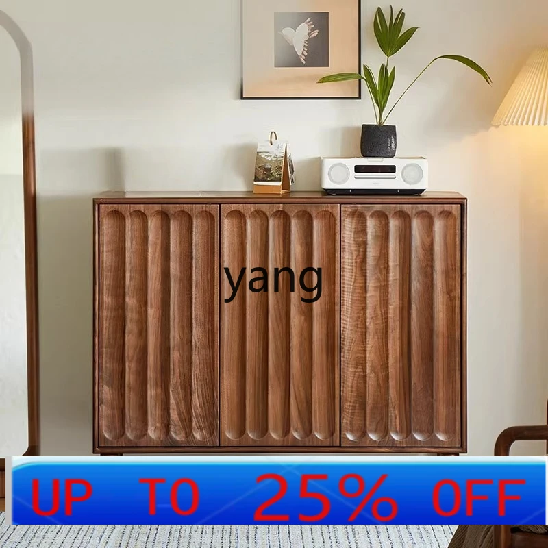 

Шкаф для обуви из левого черного ореха, входной шкаф большой емкости на домашней дверь, встроенный шкаф для обуви в помещении