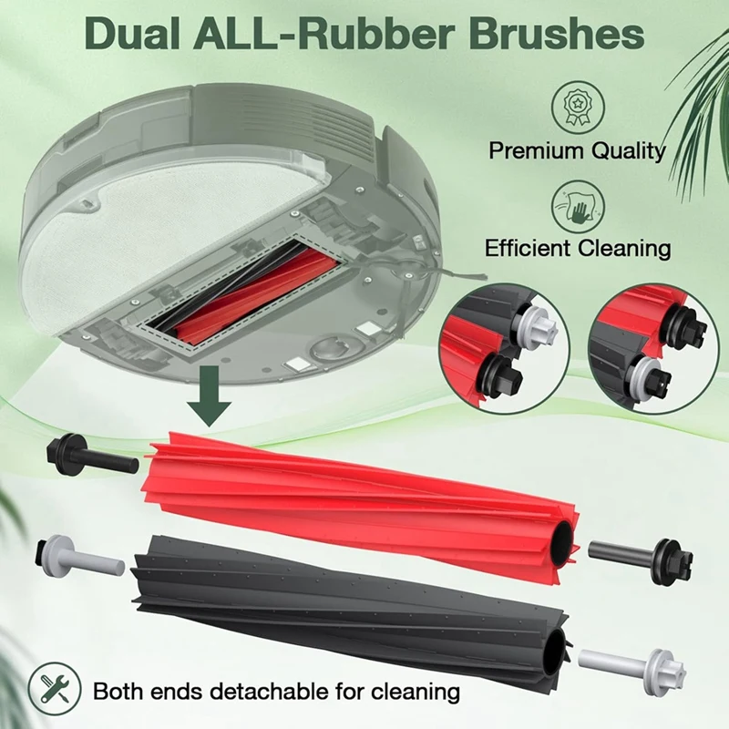 Roborock-掃除機ロボットの交換部品,メインブラシ,Hepaフィルター,ダストバッグ,q5 max,q5 pro,q8 max plus