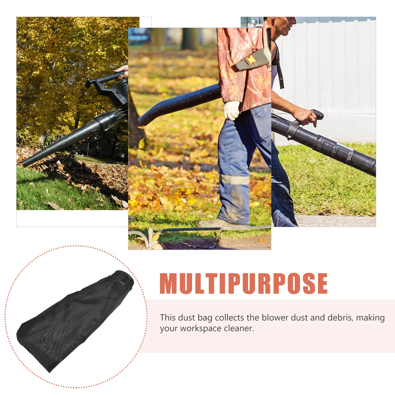 

Blower Dust Collection Bag Durable Cloth Material Easy Storage Reusable Long Lasting Collector Dust Collection Bag for