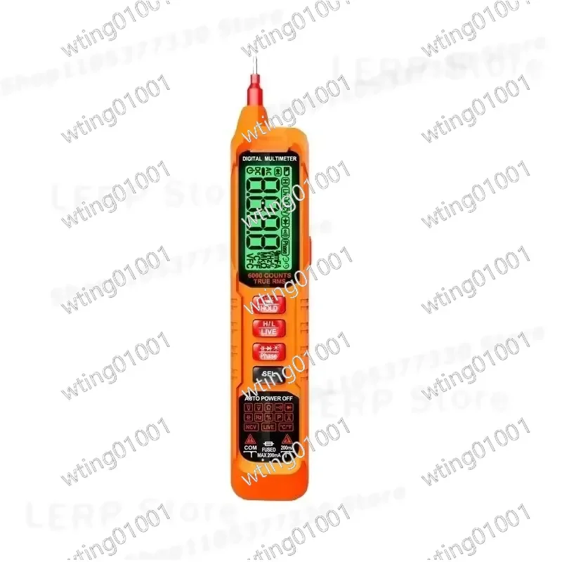 for Pen Multimeter 3 in 1 High Precision Phase Sequence Detector Handheld Multi Function Electrician Household Tool