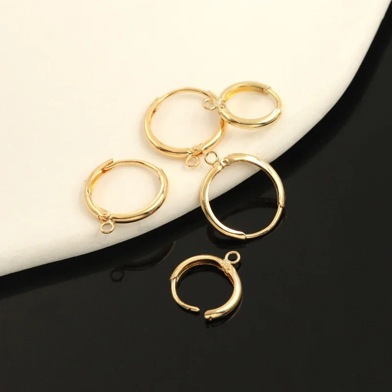 Small Huggie Hoops Simple Everyday Stacking Tiny Huggy Hinged Hoop Earrings 14K Gold Filled DIY Jewelry Earrings, gift for her