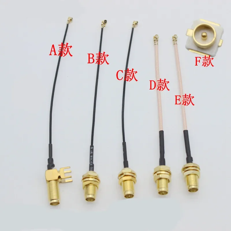 

5pcs Ipex to SMA connection line SMA antenna extension line 2.4G/GSM/5.8G module connection line ipex holder