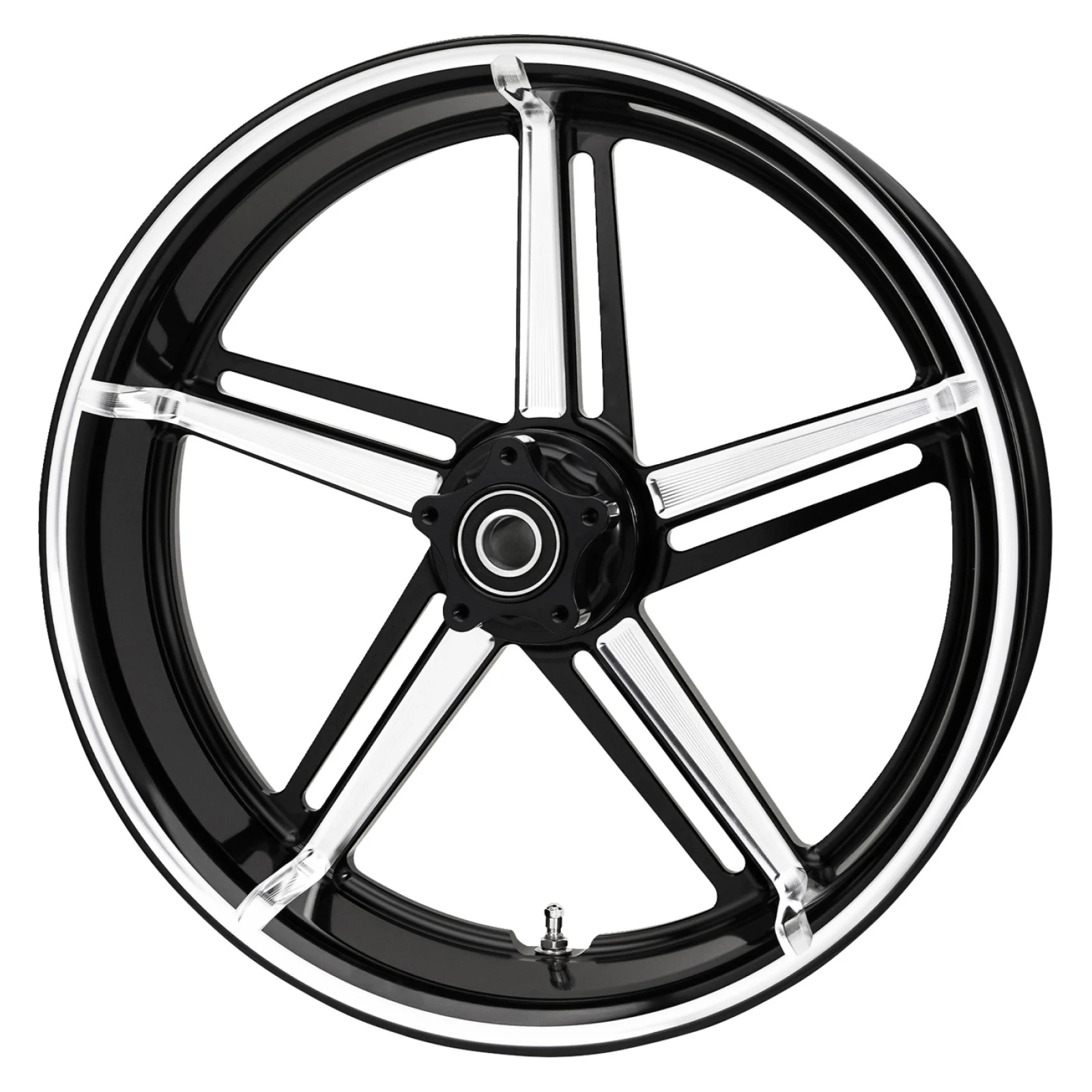 Black Aluminum Alloy Motorcycle Wheels Rim Motorcycle Front Wheel For Harley Touring Street Glide Rode GlideZhang Xue Same‑Style