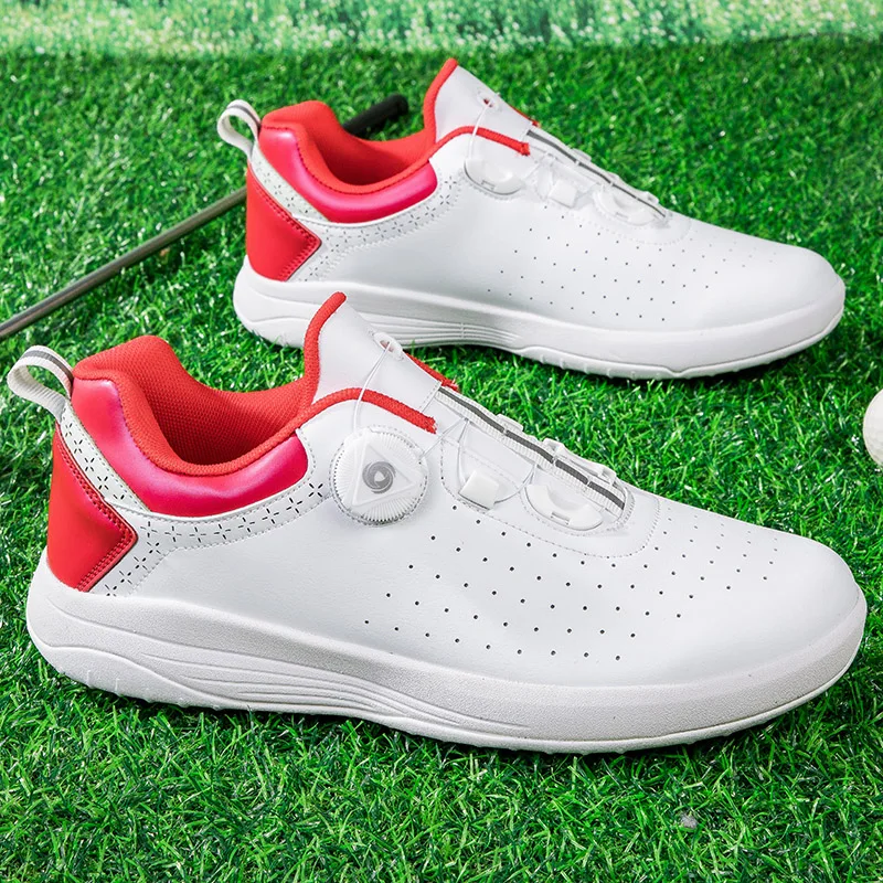 Younick Professional Golf Shoes Waterproof, Anti slip, Rotating Buckle, High Beauty Outdoor Casual Sports Shoes Golf