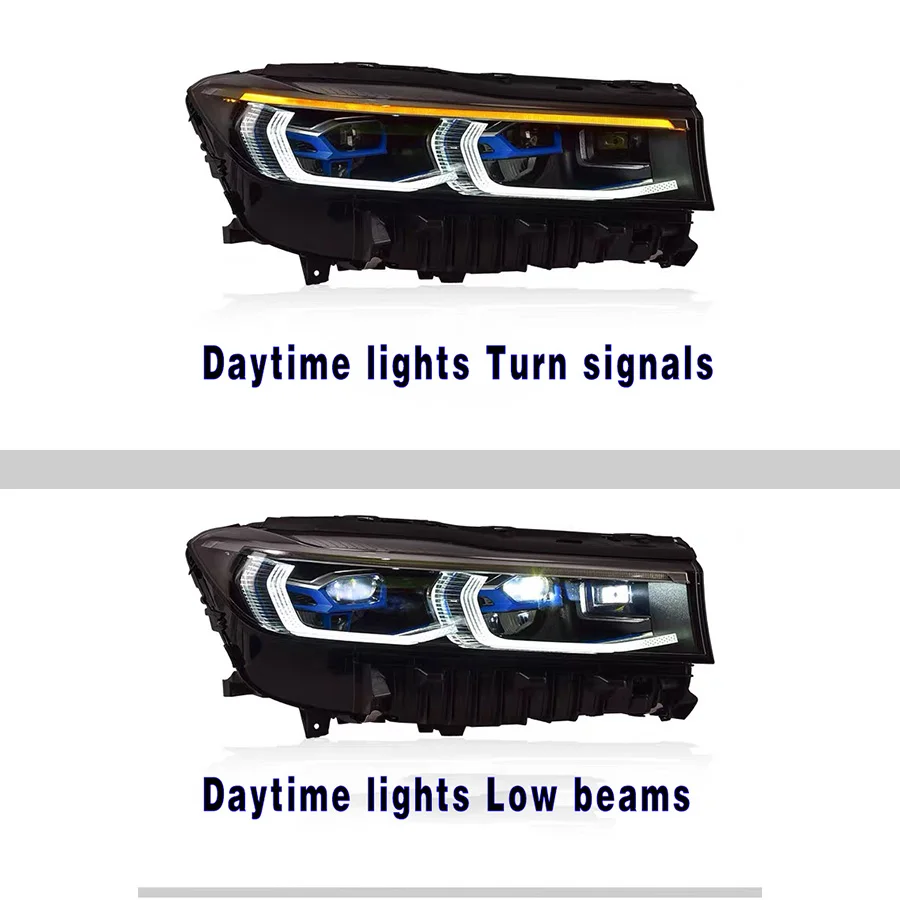 المبيعات الساخنة LED المصباح ل 2020-2022 7 سلسلة G11 G12 LED التكيف المصباح 740i 745e 750i الجانب الأيمن الأيسر 12 فولت #6