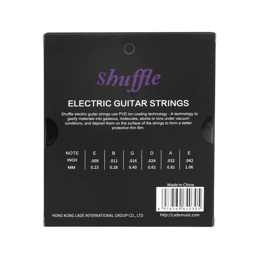 SHUFFLE EM09 Electric Guitar Strings Hexagonal Alloy Nickel Steel Wound Guitarra Strings Electric Guitar Parts & Accessories