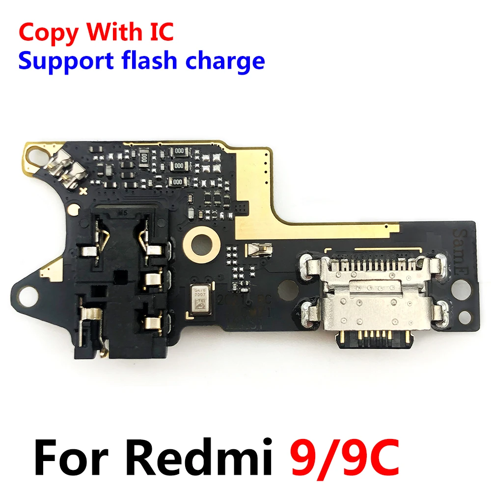 New USB Port Charger Dock Plug Connector Charging Board Micro Board For Xiaomi Redmi 9 9C Fast Charge