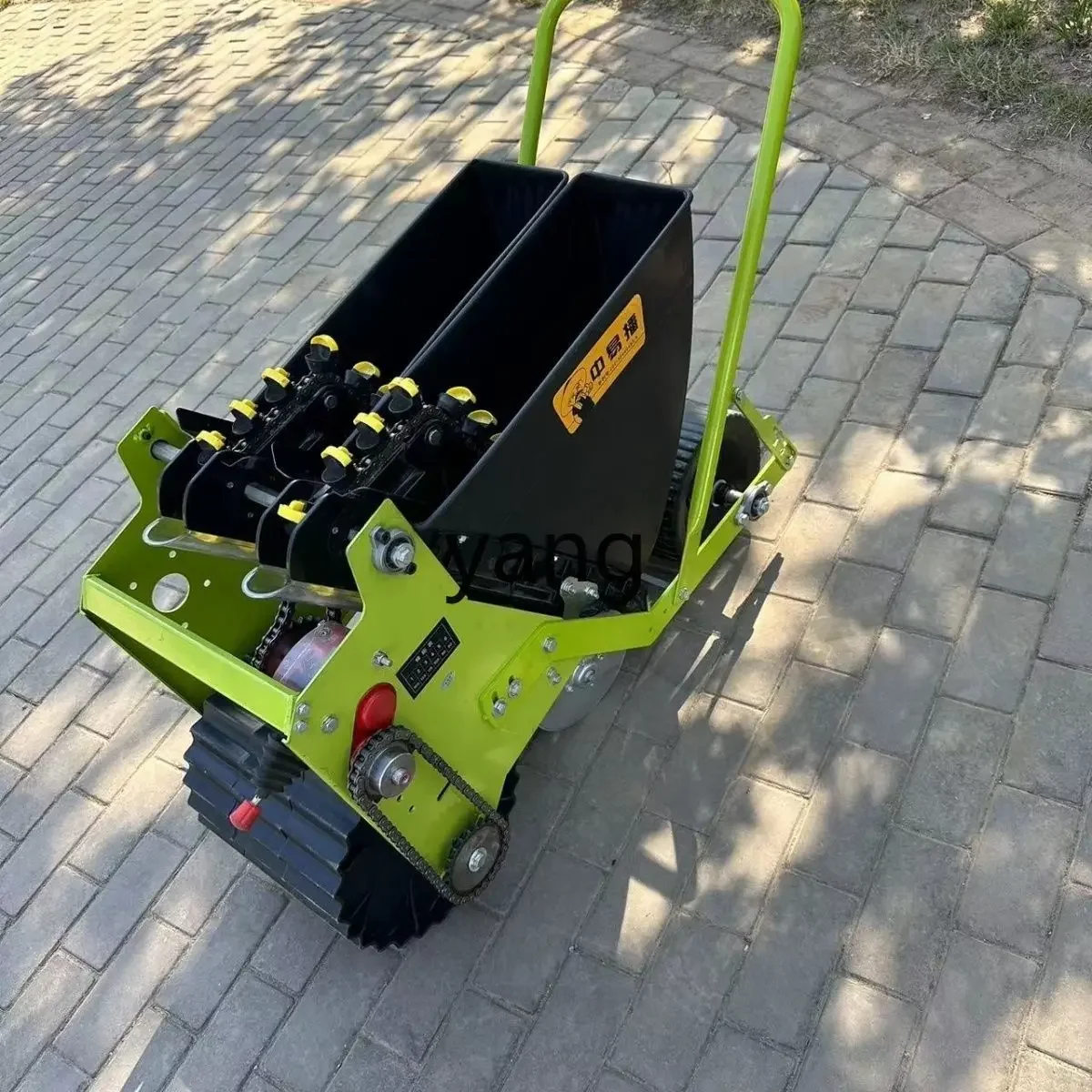 

LTT Garlic Precision Planter Hand Push Garlic Planting Machinery Human Hand Push