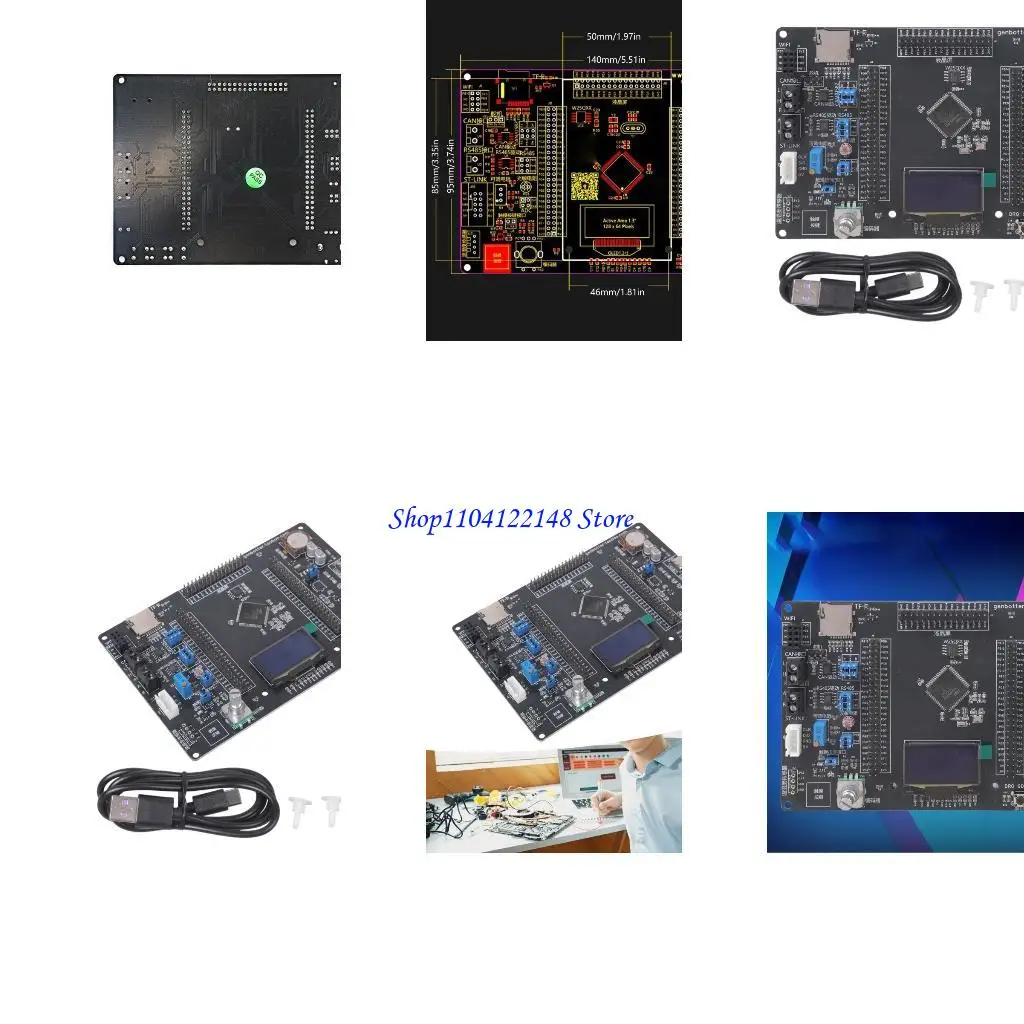 

P9FA FAST SPEED GD32F303VET6 Встроенная учебная плата с 120 МГц MCU Multy Communication 2-3,6 В.