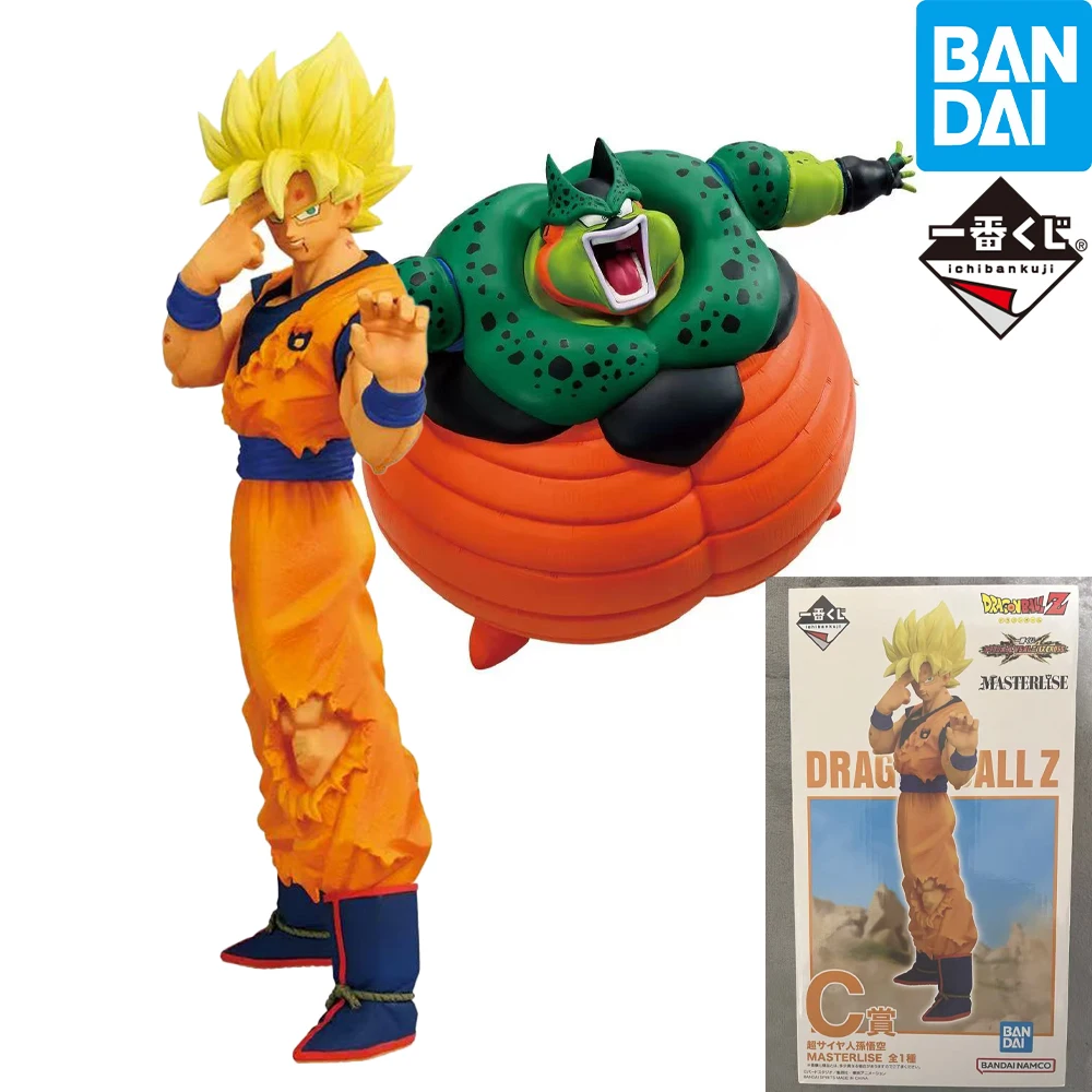 

Original in Stock Bandai Spirits Dragon Ball Z Son Goku SSJ Semi-Perfect Cell Anime Figure Action Figure Action Figure