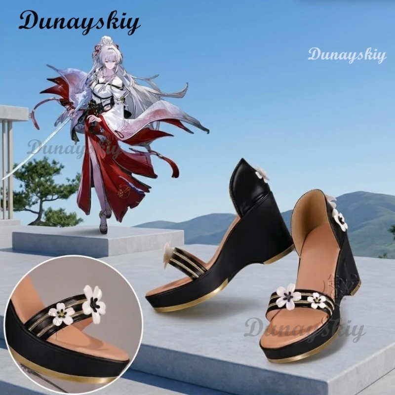 

Wuthering Waves WuWa Hiyuki Cosplay Shoes Halloween Costume Props Anime Game Character Shoes for Men Women