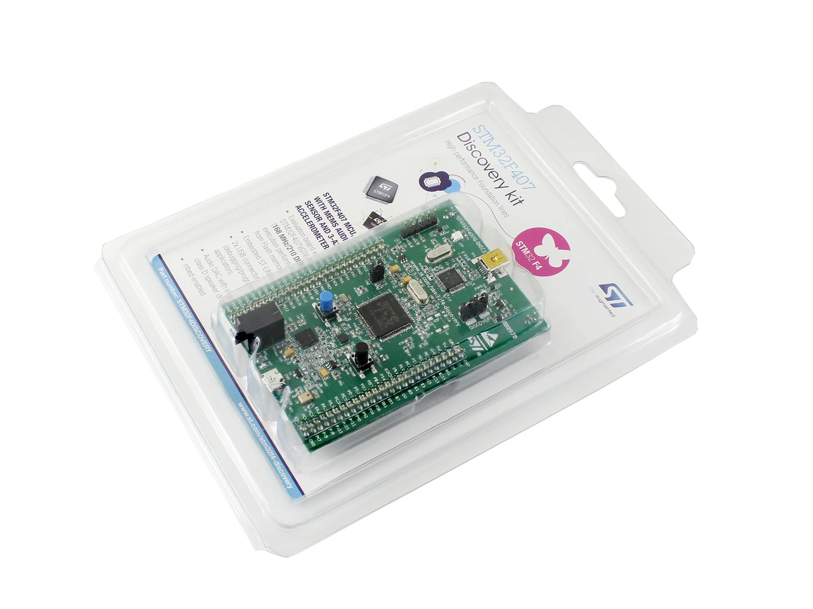 STM32F4DISCOVERY / STM32F407G-DISC1, kit de descoberta STM32F4
