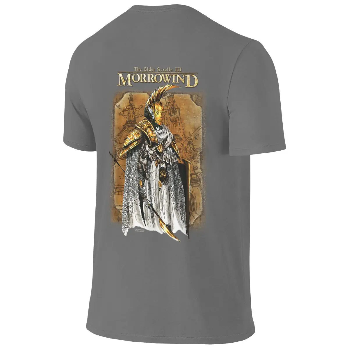 Morrowind Concept Illustration Video Game Drapey Reversible T-shirt Sports Minimalist Fade-Resistant Women's T-shirts