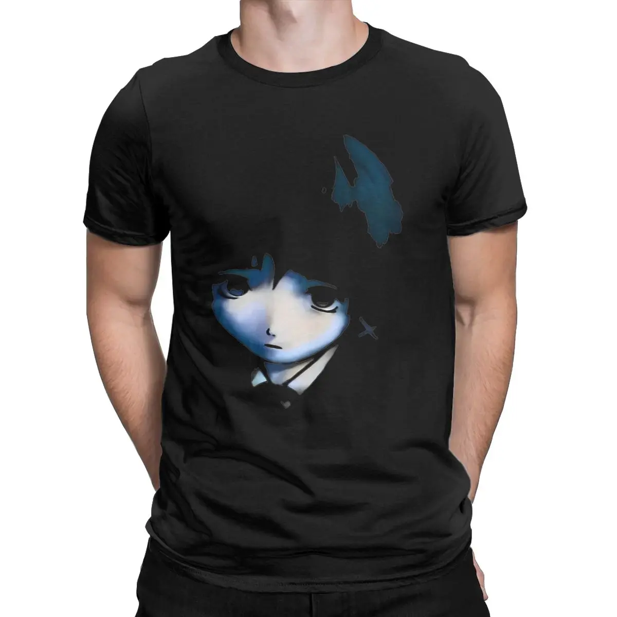 Men Serial Experiments Lain T Shirt Japanese Cotton Clothing Funny Short Sleeve Round Neck Tees Gift T-Shirts