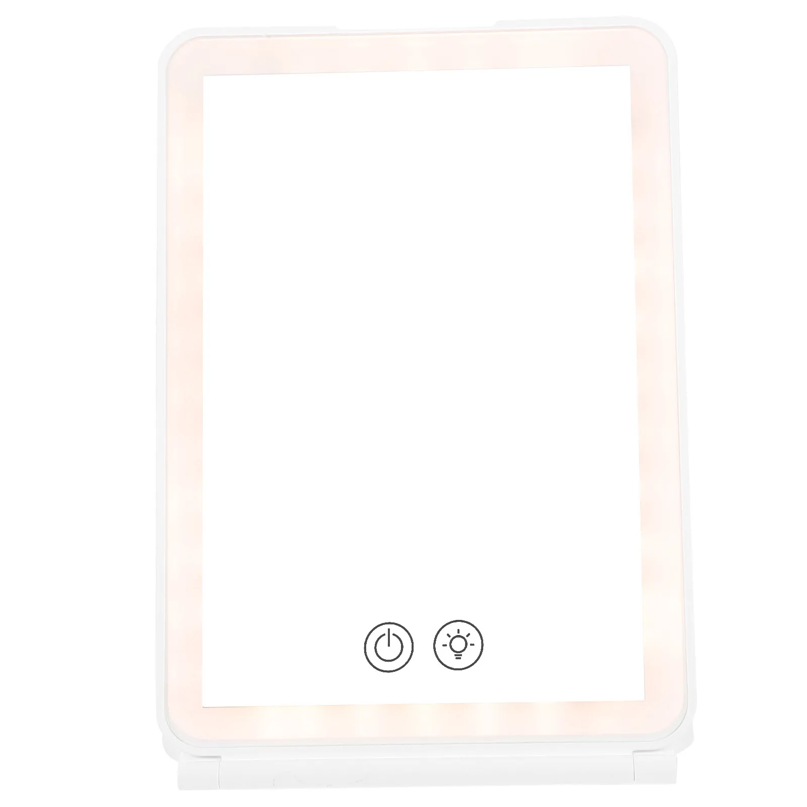 Folding Makeup Mirror Portable Lightweight Desktop Tabletop Vanity Mirror with Hd Reflective Surface for Travel Bedroom Office