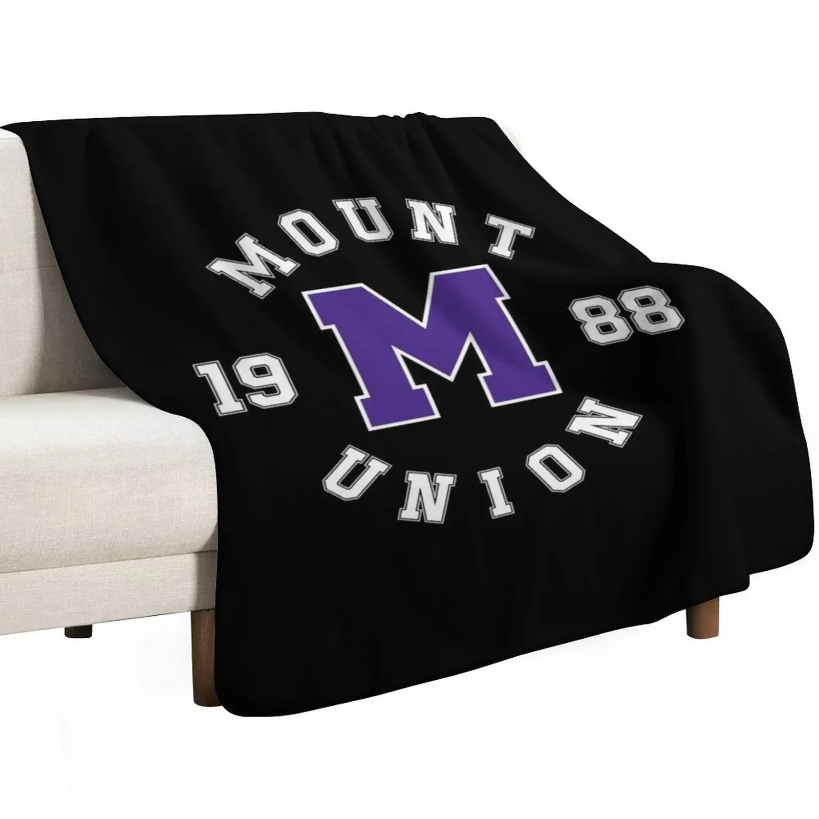 Mount Union Throw Blanket Picnic Nap Fashion Sofas Blankets For Sofas Loose Hair Blankets