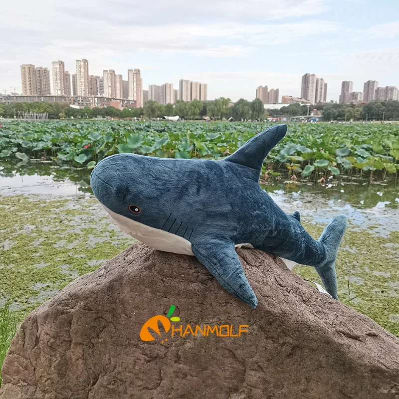 45 ~ 100cm colorido arco-íris tubarão boneca brinquedo de pelúcia fuzzy longo pelúcia subaquático animal plushie companheiro de dormir peluche crianças presente