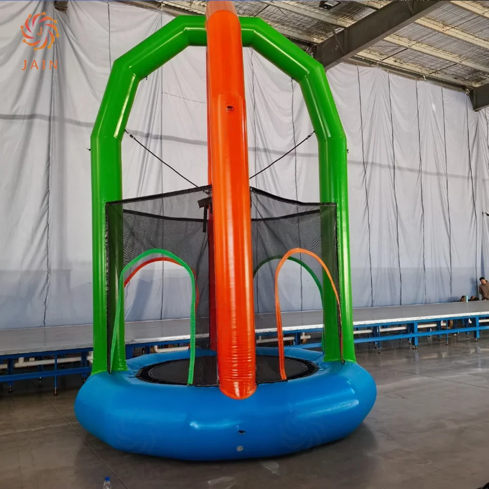4mH-13ftH Outdoor Amusement Park Kids and Adult Inflatable Bungee Jumping Trampoline Fun Sports Games For Outdoor Indoor Play
