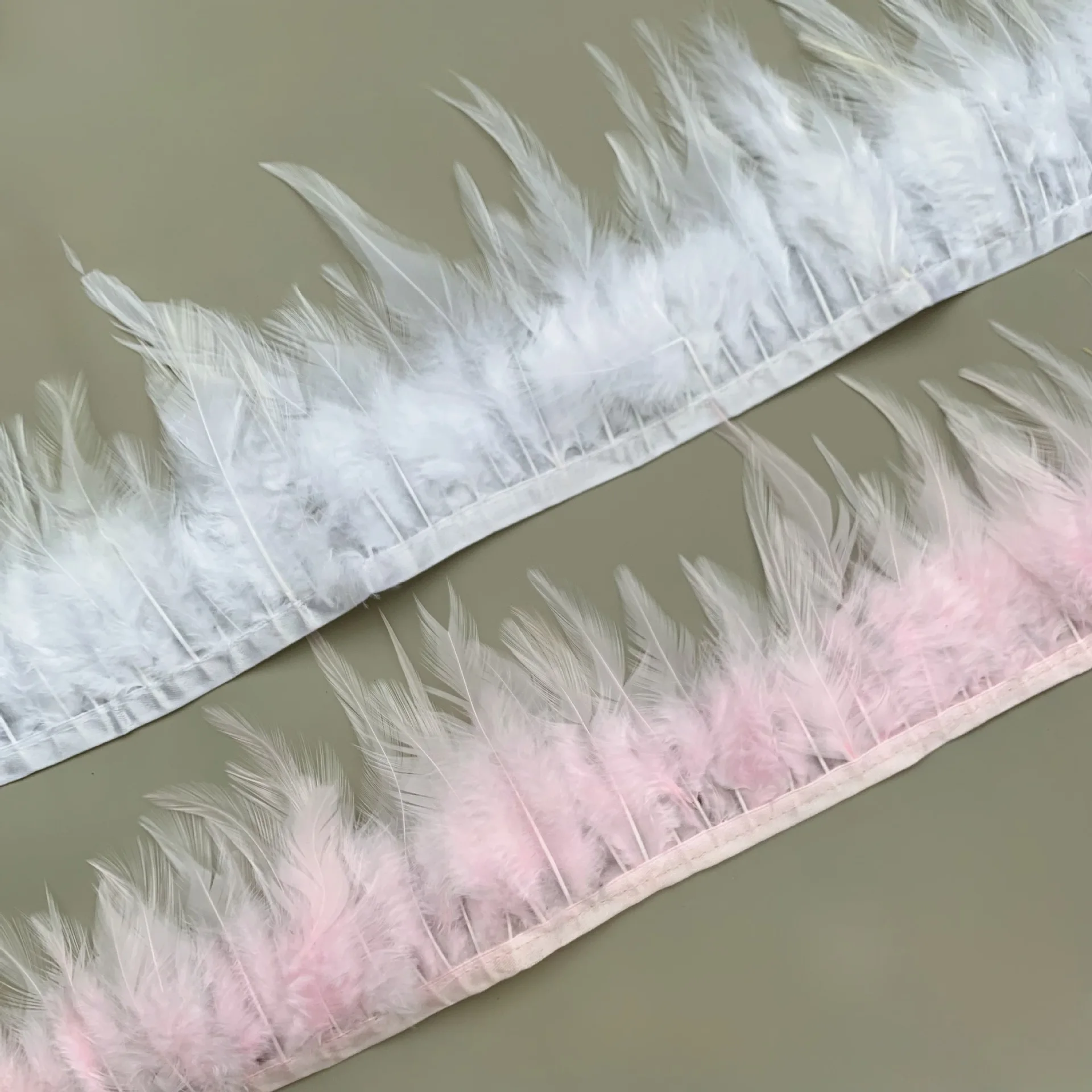 1M 10-15cm Christmas Pheasant Feathers Trim Handmade DIY Party Plume Crafts Feathers Ribbon Wedding Sewing Clothes Decoration