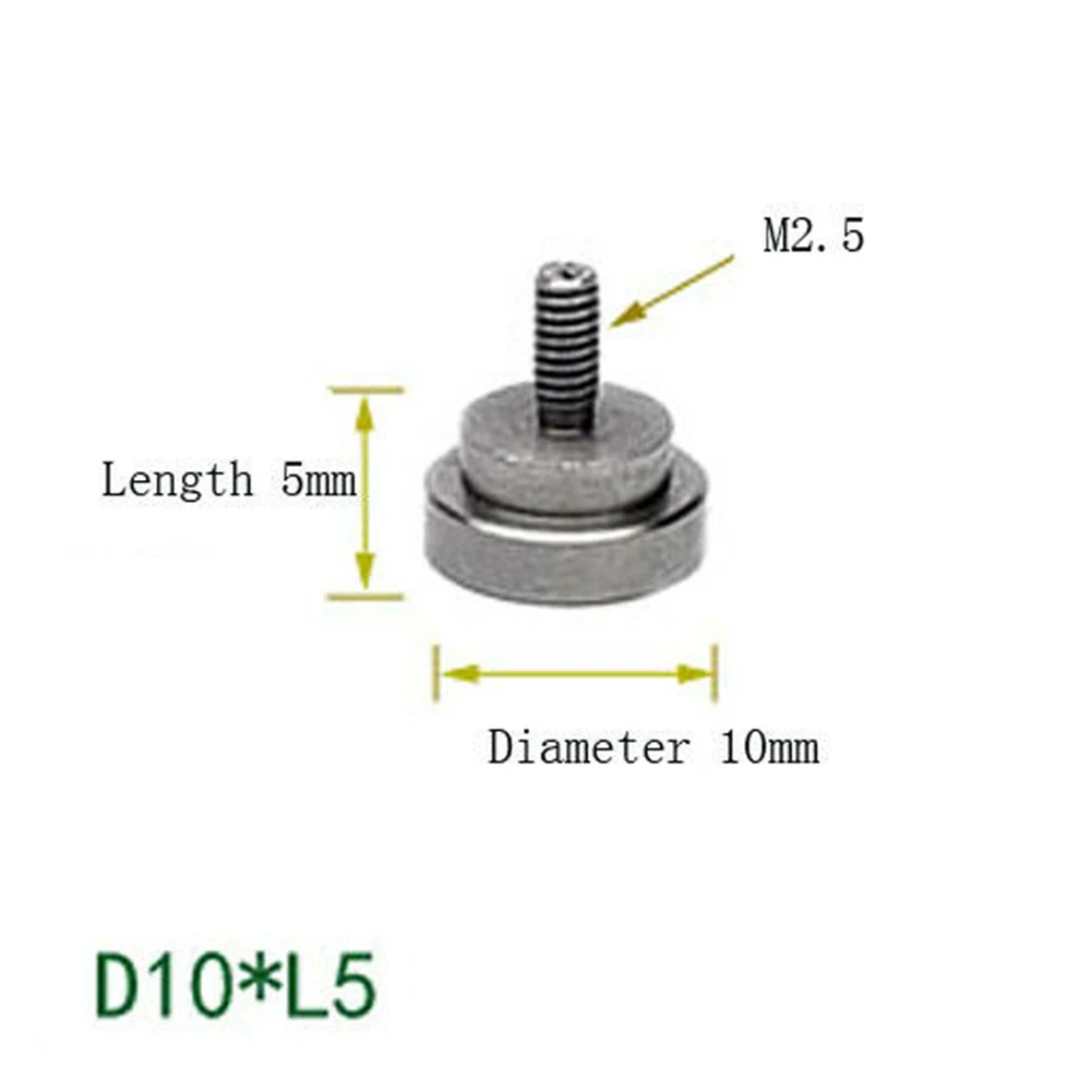 For Dial Thickness Gauge Flat Point Contact Points Compatible with M2 5 Threaded Shanks for Precise Measurements
