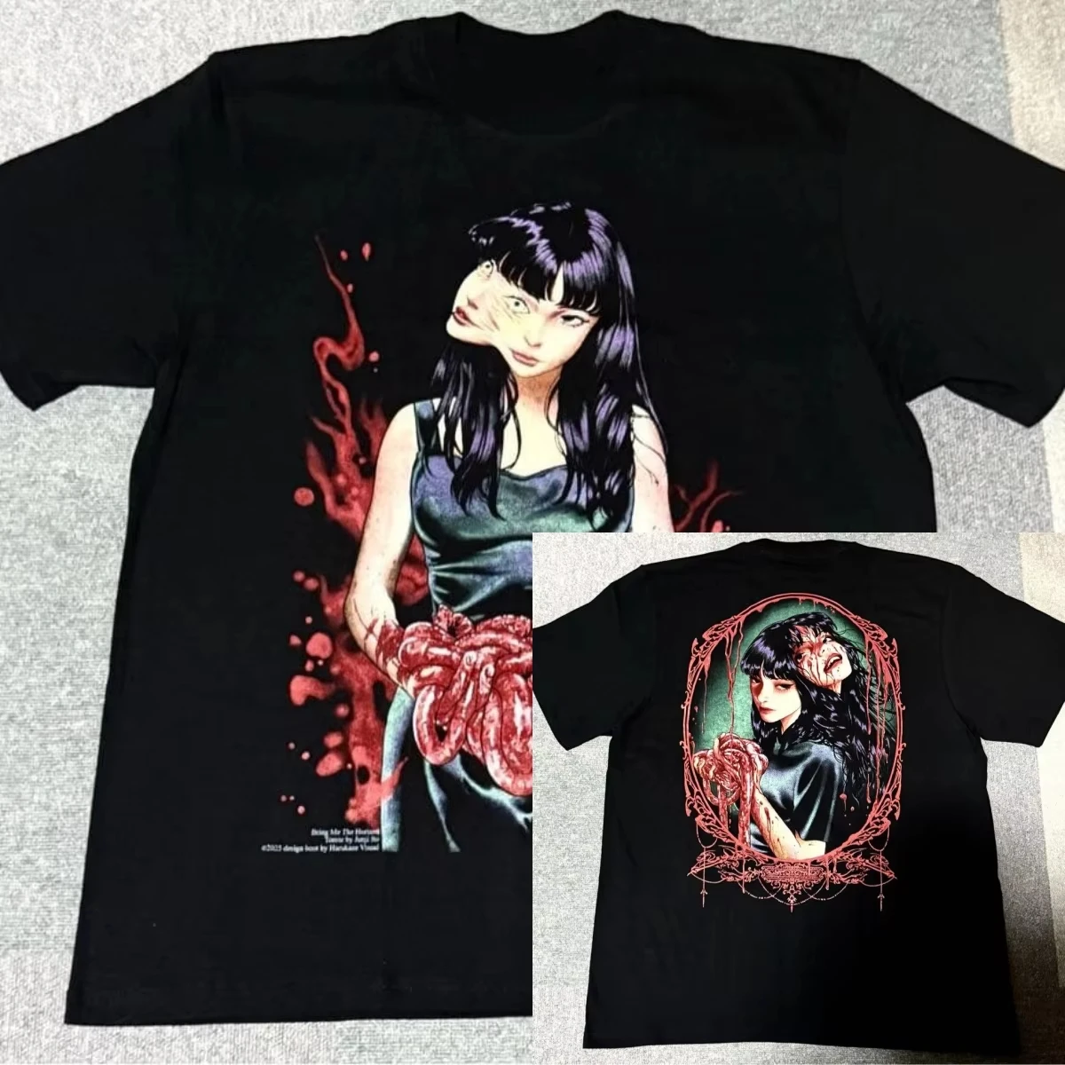 2026 Art Classic Junji Ito Tomie Horror Manga Y2K Aesthetics Graphic T-Shirt Cotton Men Women Streetwear