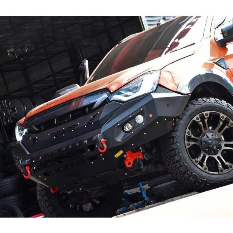 

Heavy‑Duty Steel Front Bumper Bull Bar Extension Exterior Mod Part For D‑Max