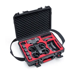 Hard Case for DJI Avata 2 Drone Accessory Controller Parts Waterproof Carrying Case for DJI Goggles 3