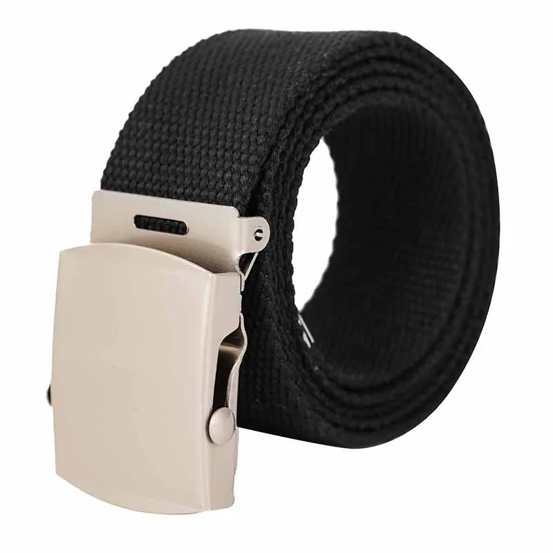 Hoge kwaliteit canvas riem unisex luxe riem tactische militaire canvas tailleband outdoor trainingsriem metalen gesp riemen 3.8 breed